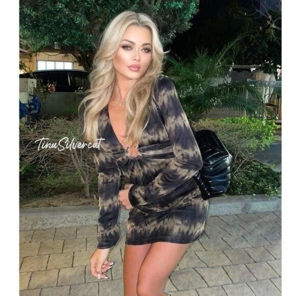 BLOGGER'S FAVE! Zara Printed Tulle Mini Dress NWT - Picture 3 of 16